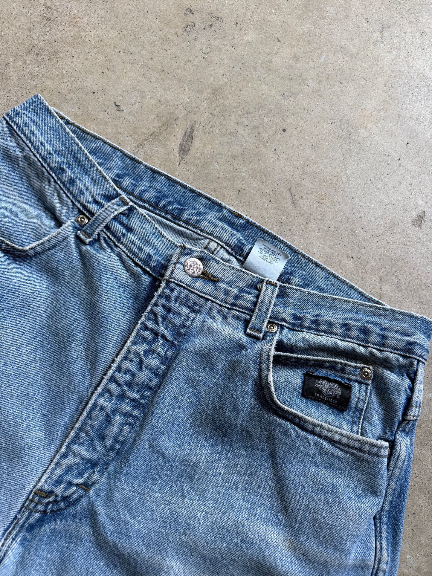 2000s Harley Davidson Jorts - 33”