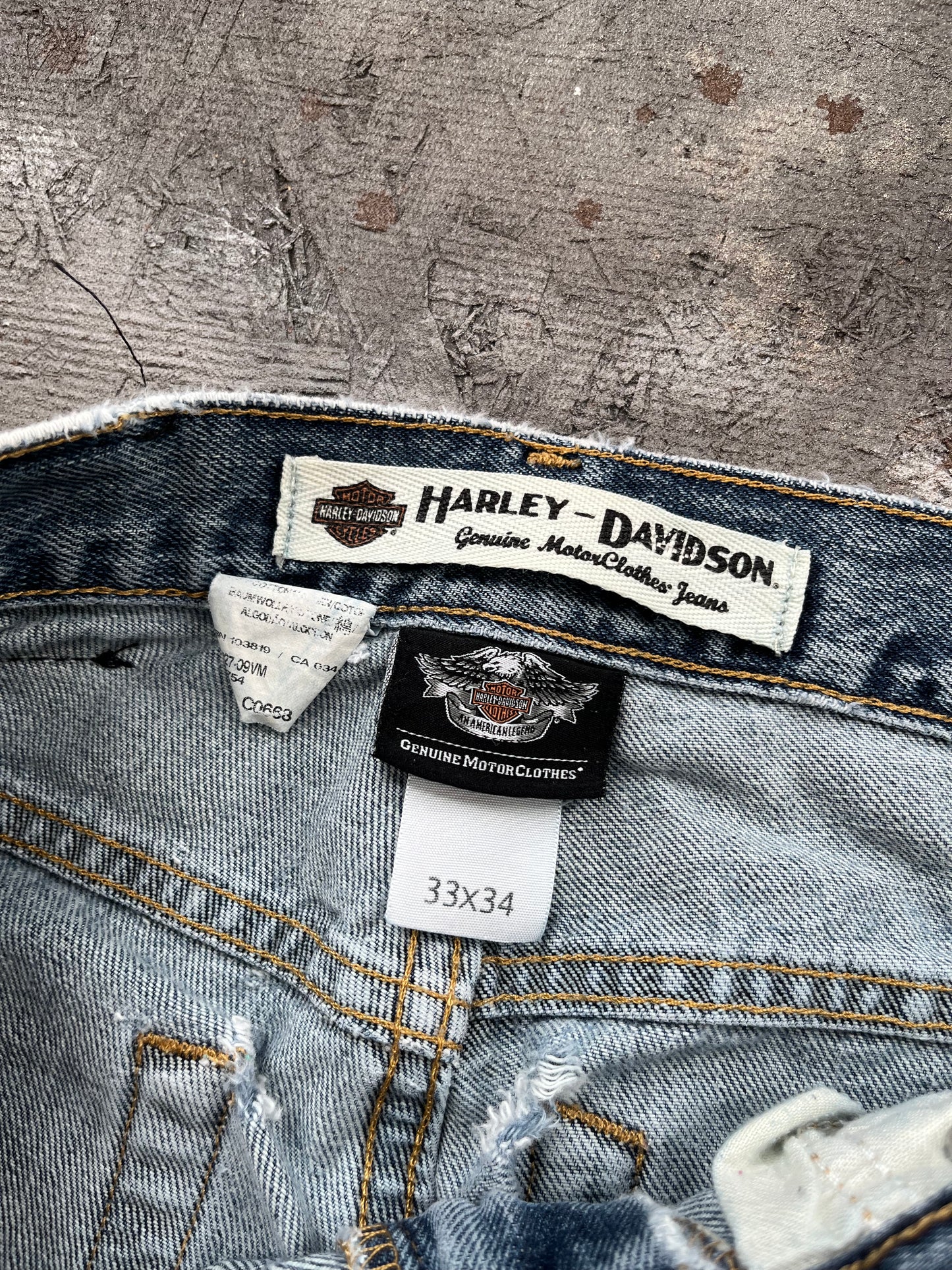 2000s Harley Davidson Jeans - 33x34
