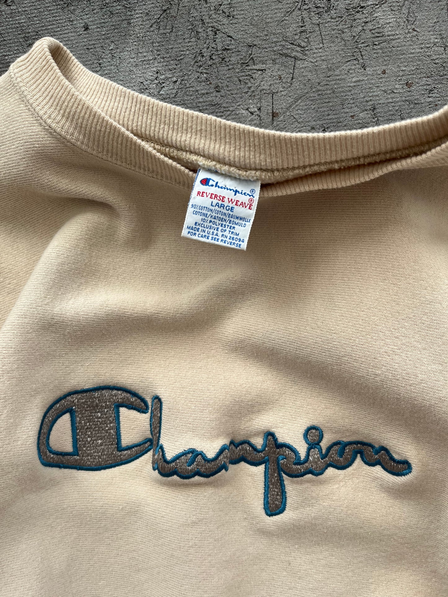 Vintage 1990s Champion Crewneck - M