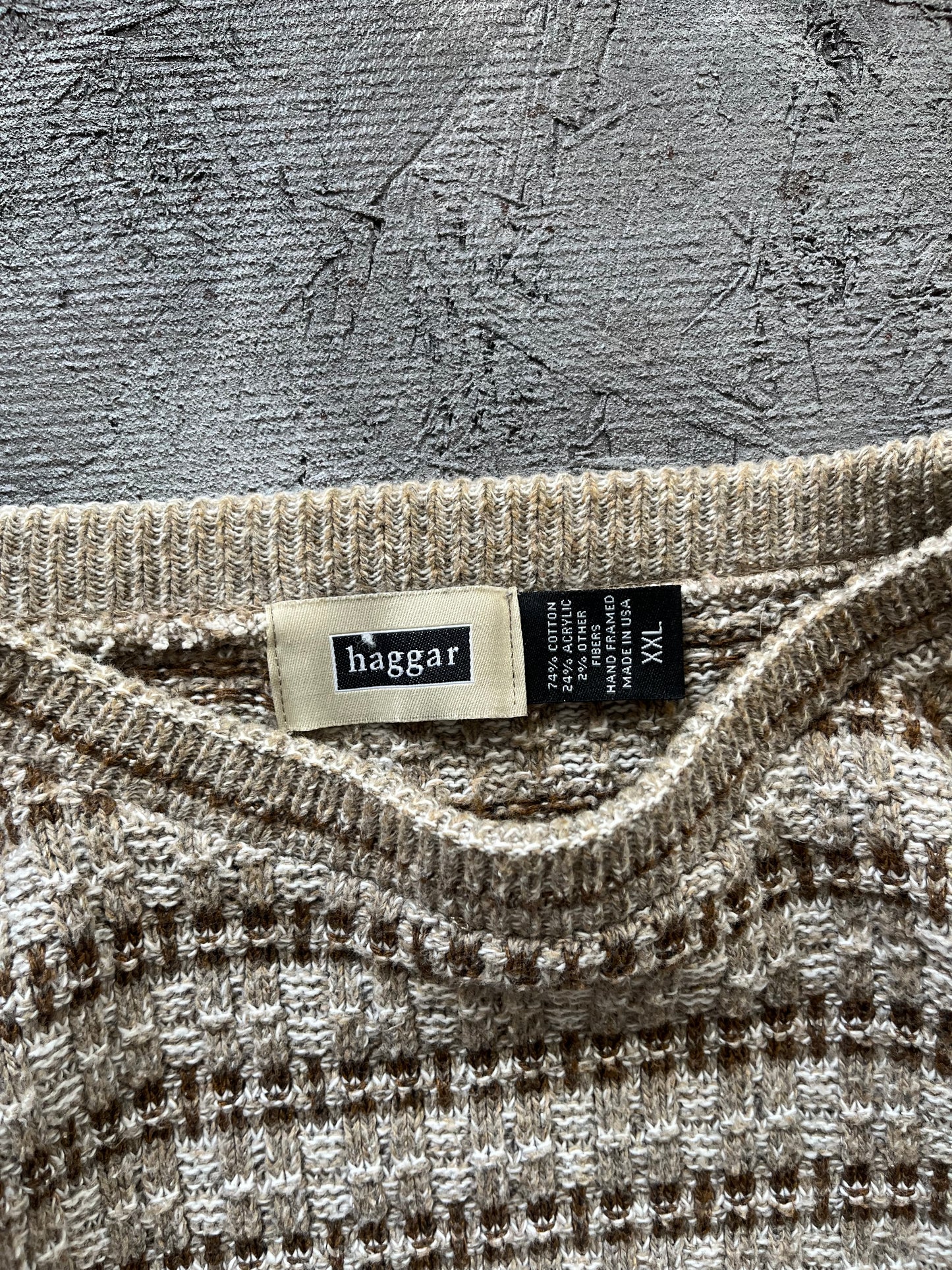 Vintage 1990s Knit Sweater - XXL