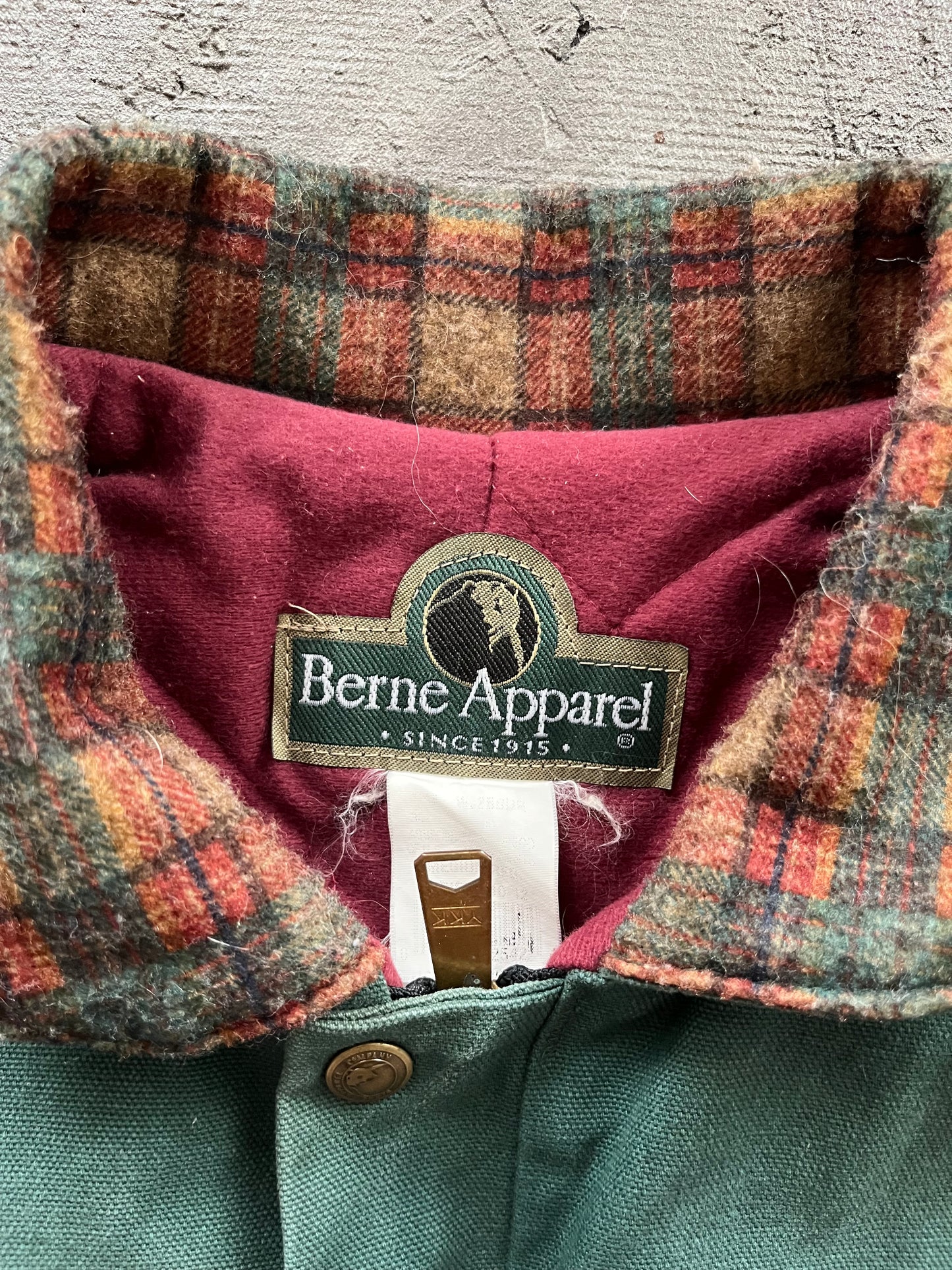 Vintage 1990s Faded Green Work Jacket - M