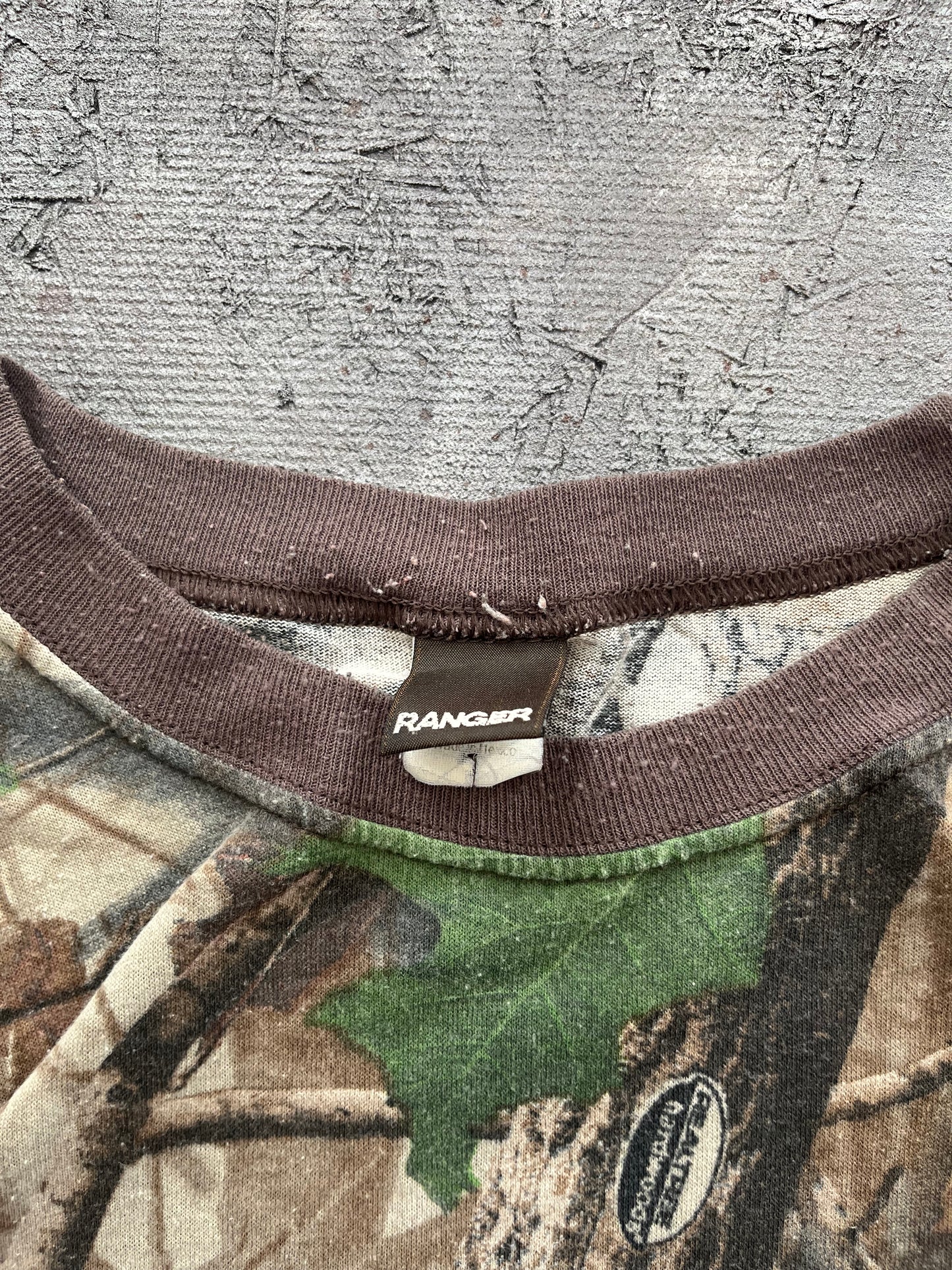 Vintage 1990s Camo Tee - XL