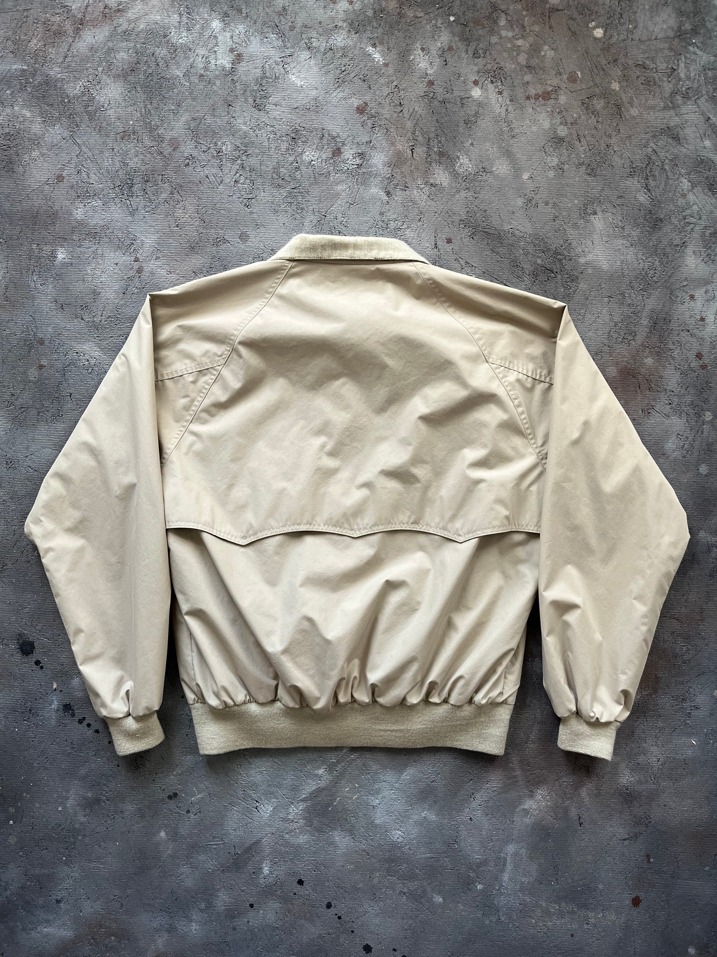 Vintage 1990s Tan Windbreaker Jacket - XL