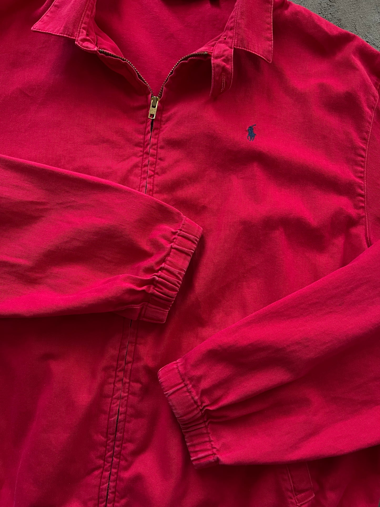 Vintage 1990s Red Polo Jacket - XL