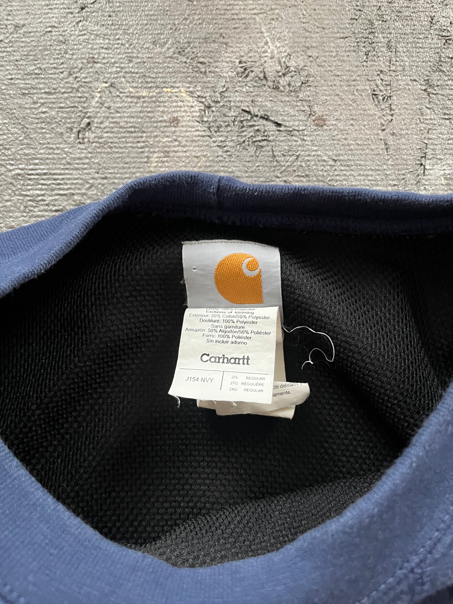 Vintage Navy Carhartt Crewneck - XXL