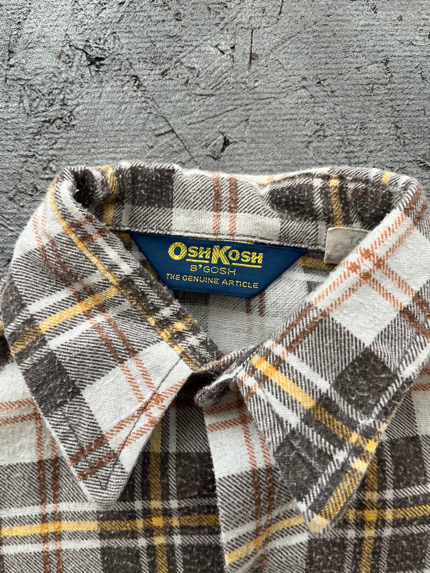 Vintage 1980s OshKosh Flannel Shirt - S