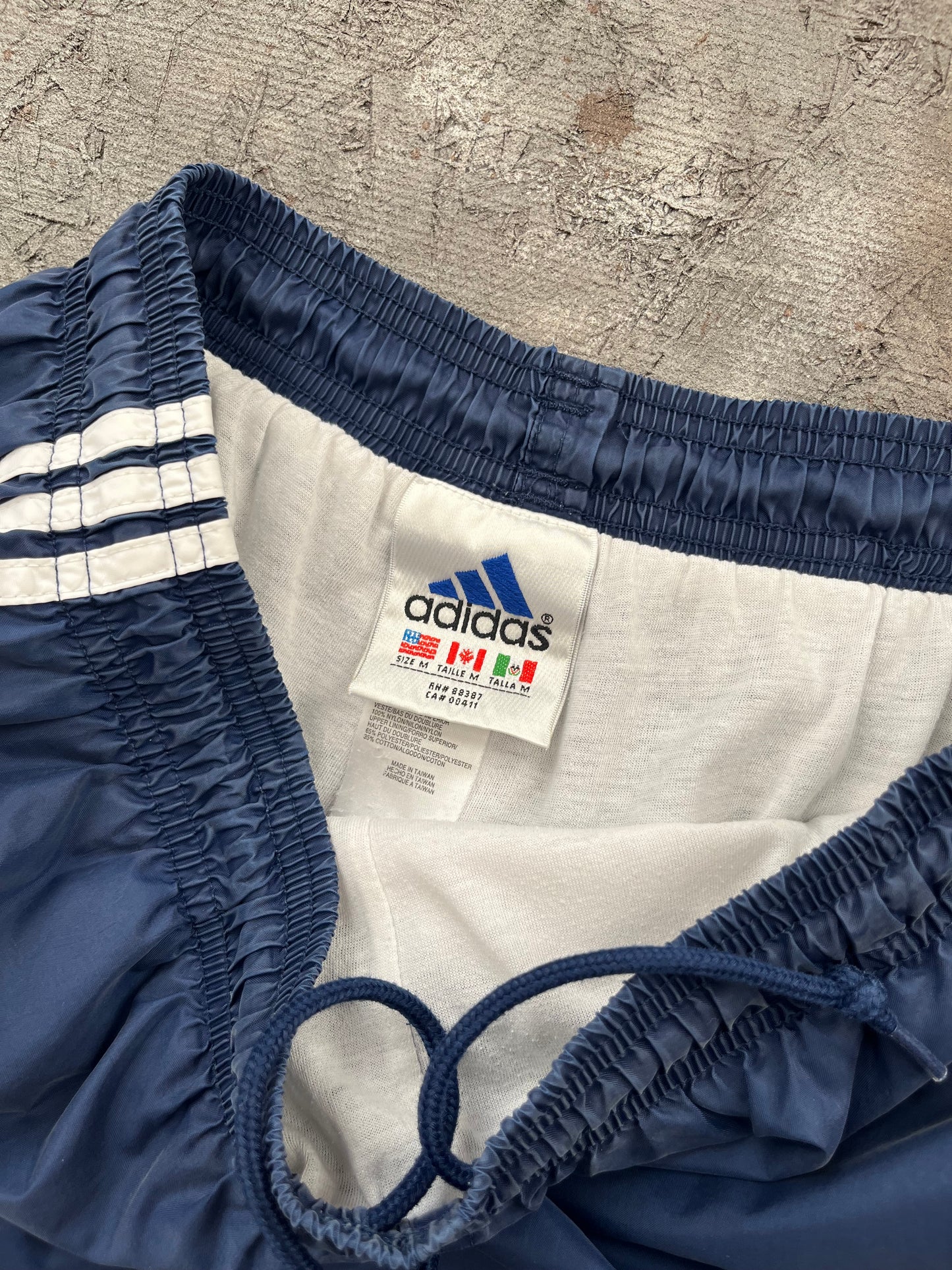 Vintage 1990s Navy Adidas Track Pants - M