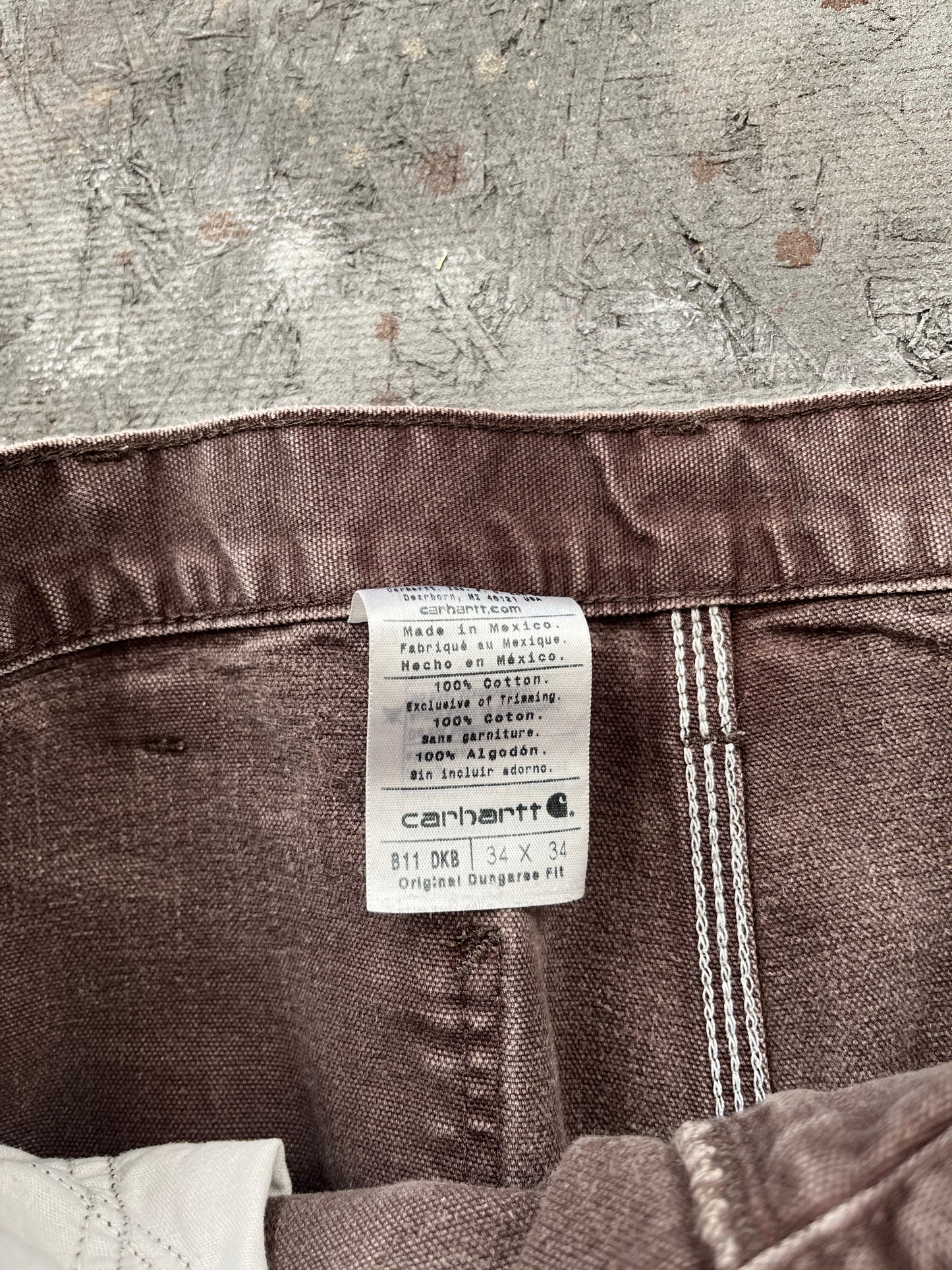 2000s Brown Carhartt Pants 34x34