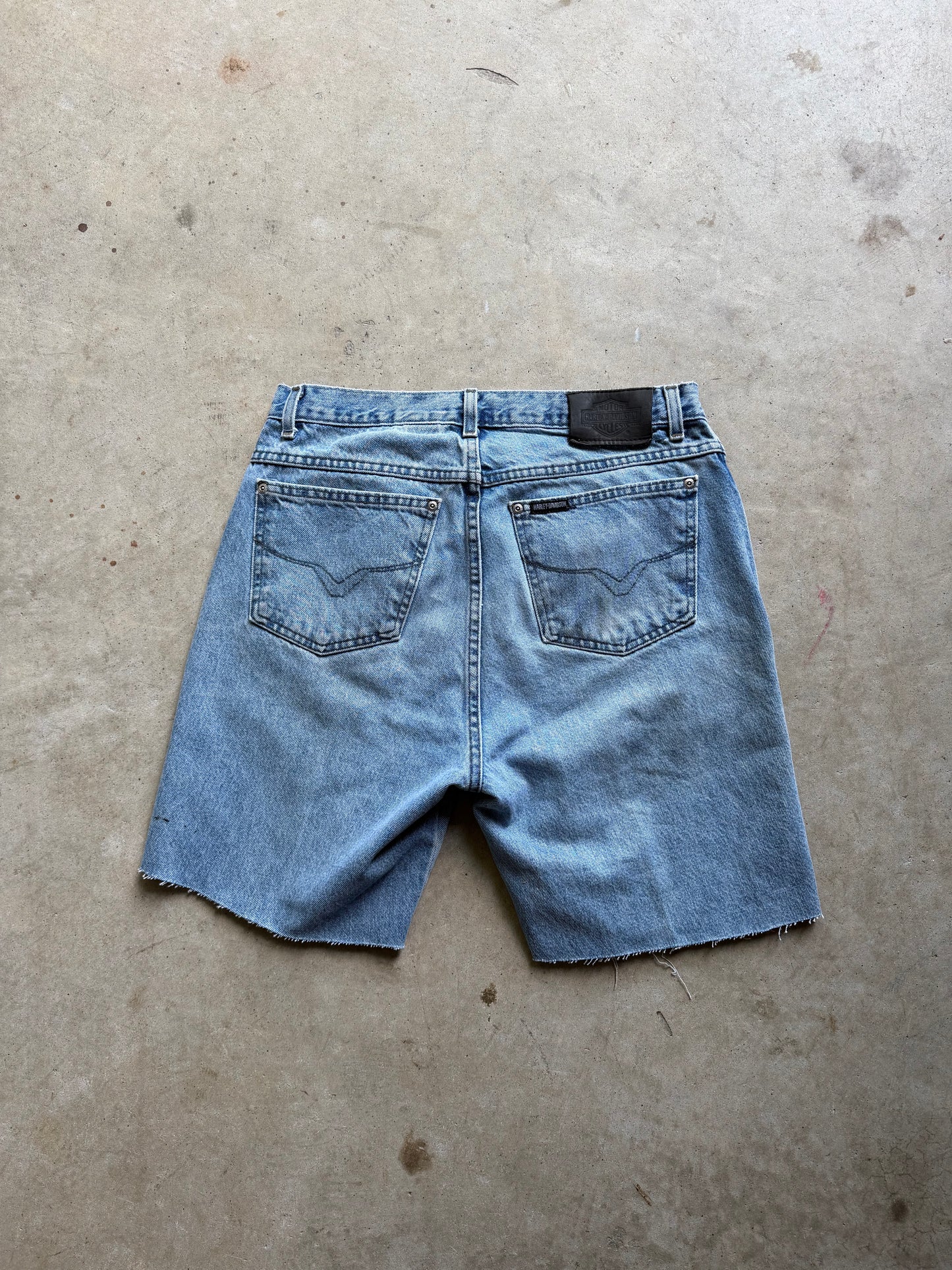 2000s Harley Davidson Jorts - 33”