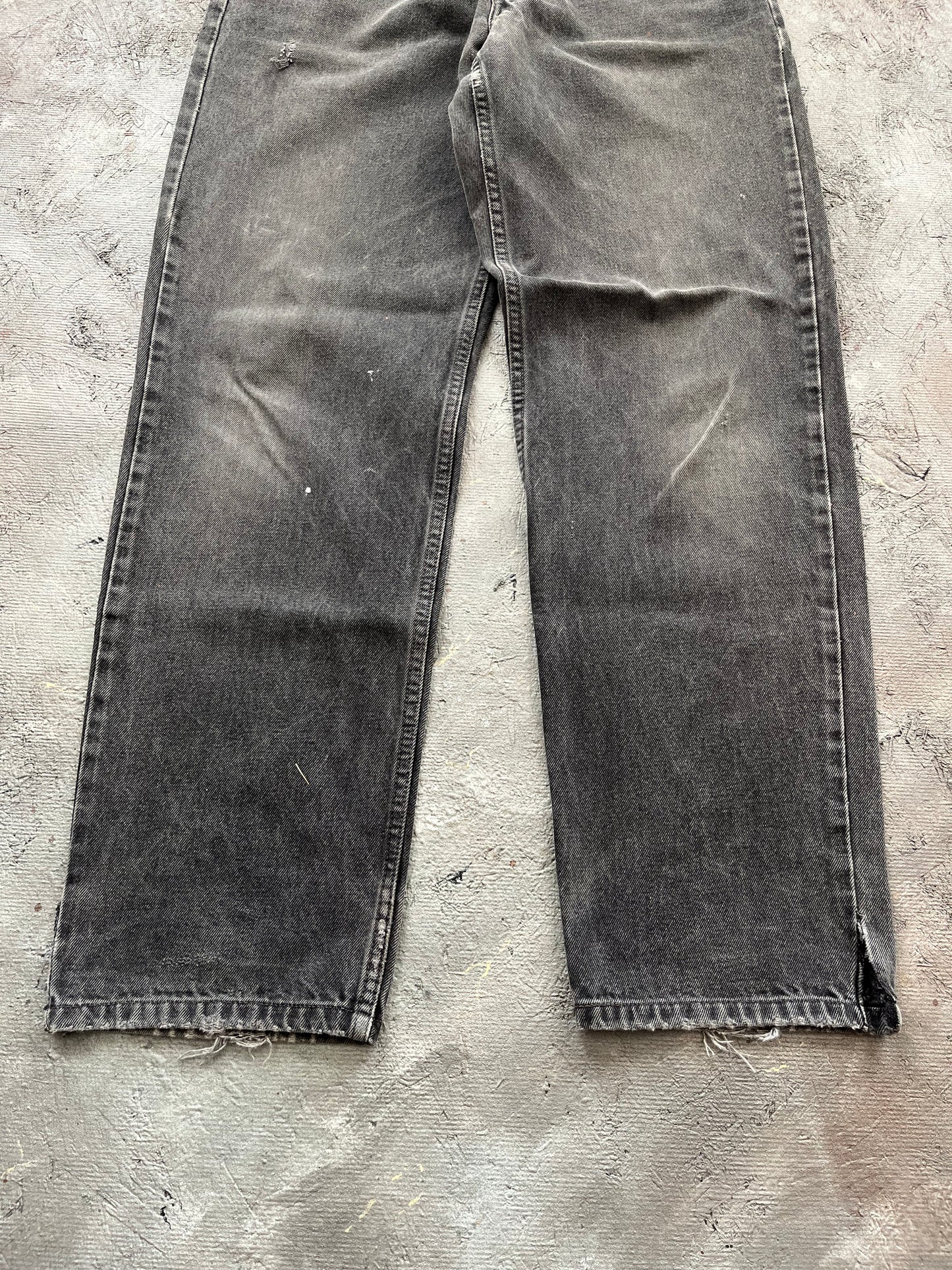Vintage 1990s Faded Black Levi’s Jeans - 34x32