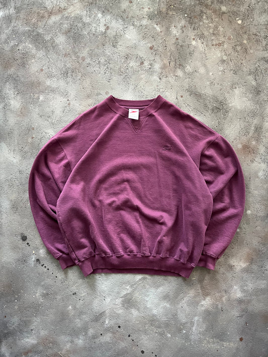 Vintage 1990s Burgundy Speedo Crewneck - XL