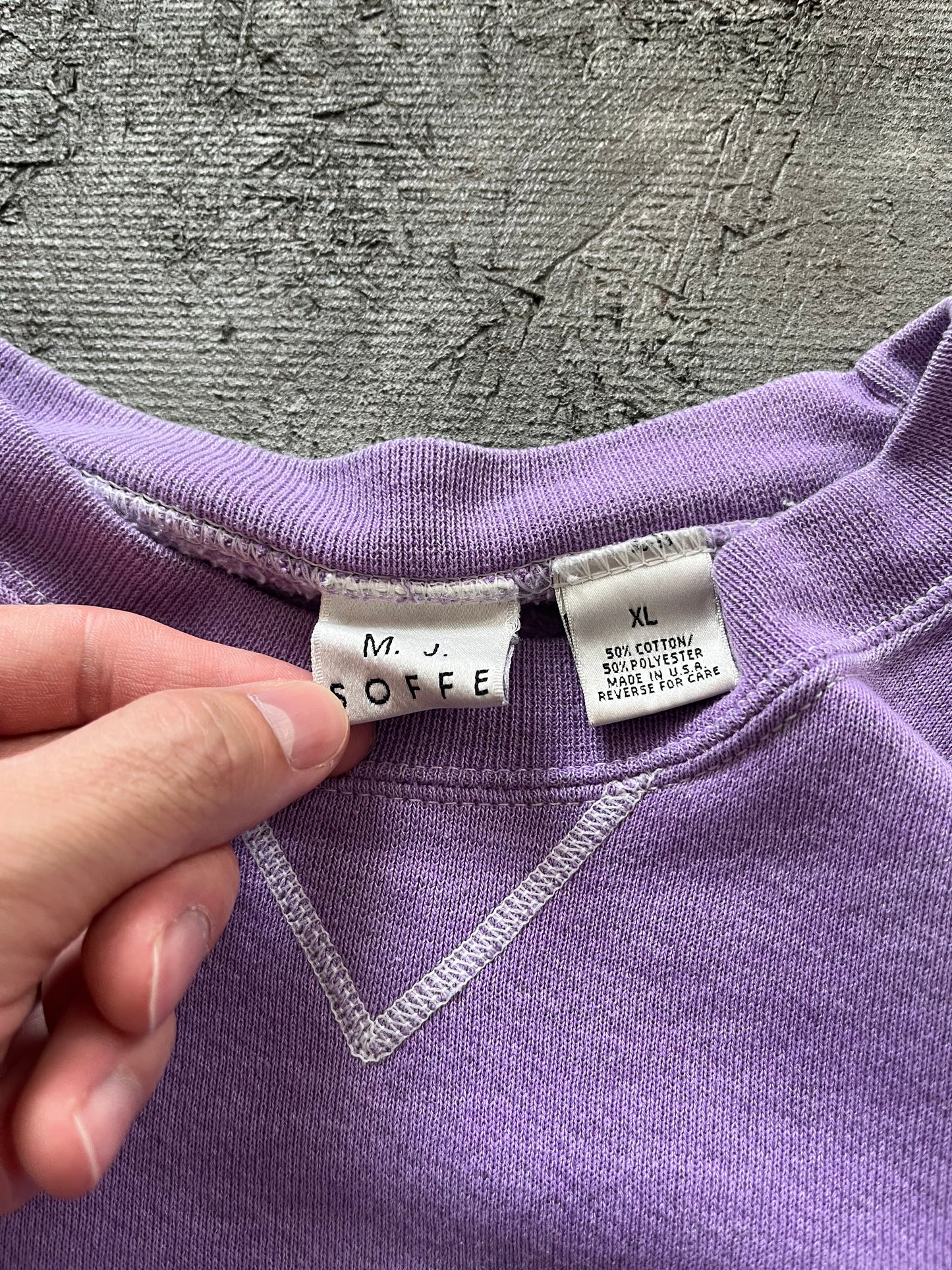 Vintage 1990s Purple UNC Crewneck - XL
