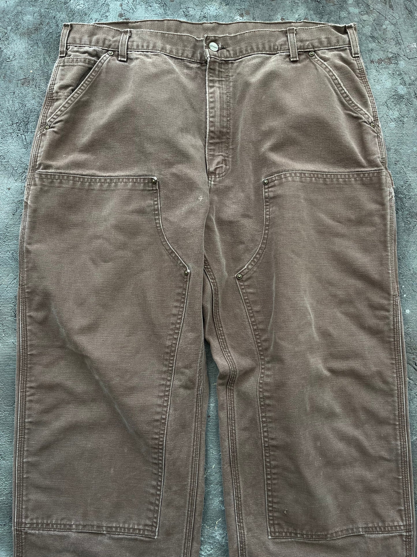 Vintage Brown Carhartt Double-Knee Pants - 40x32