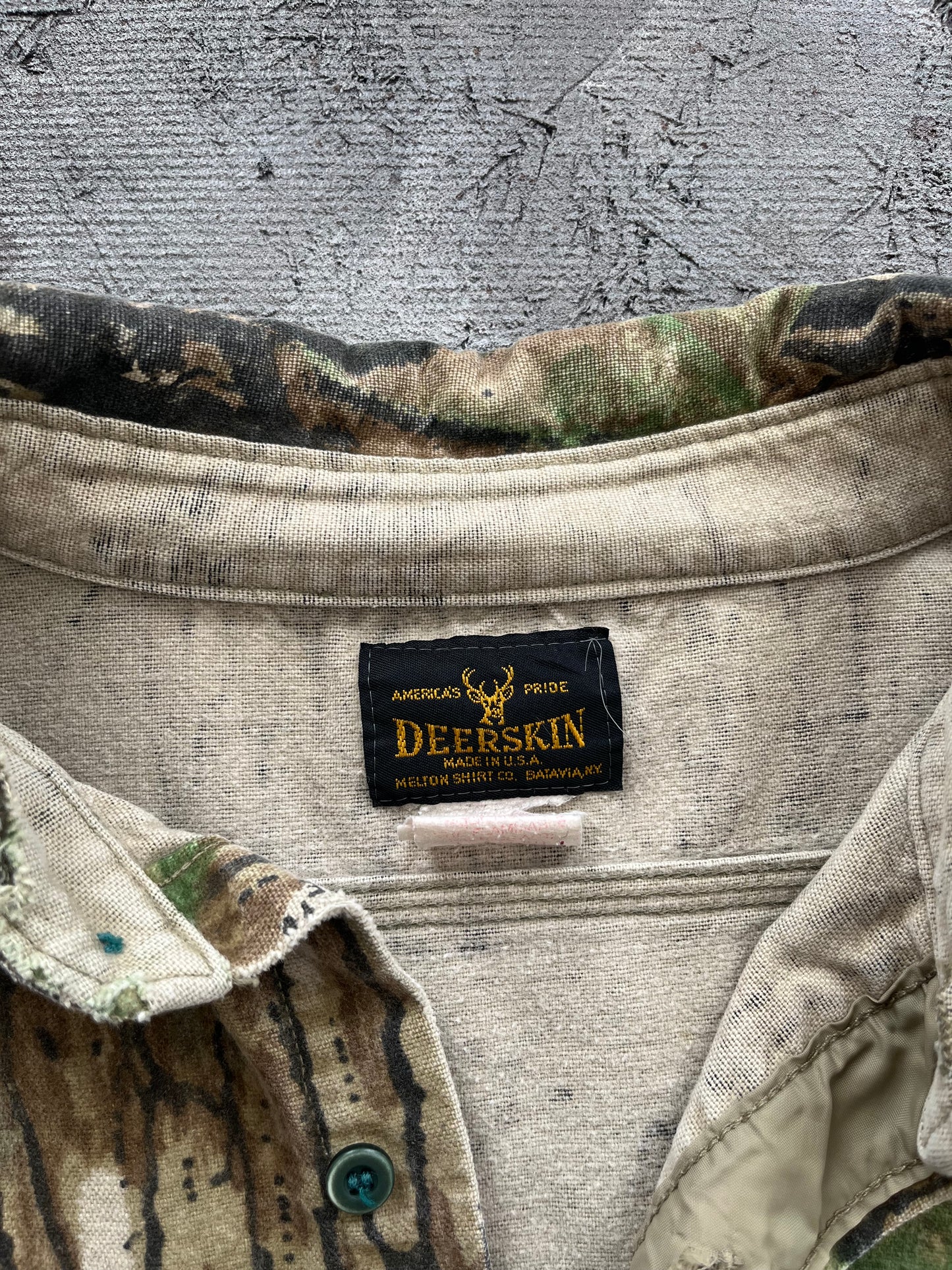 Vintage 1990s Camo Button-up Shirt - XXL