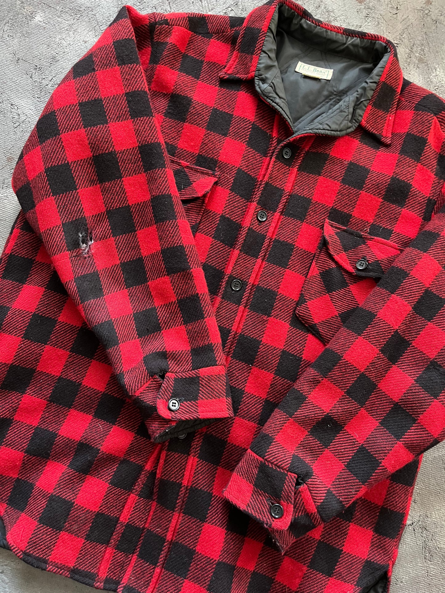 Vintage 1980s L.L. Bean Flannel Shacket- XL