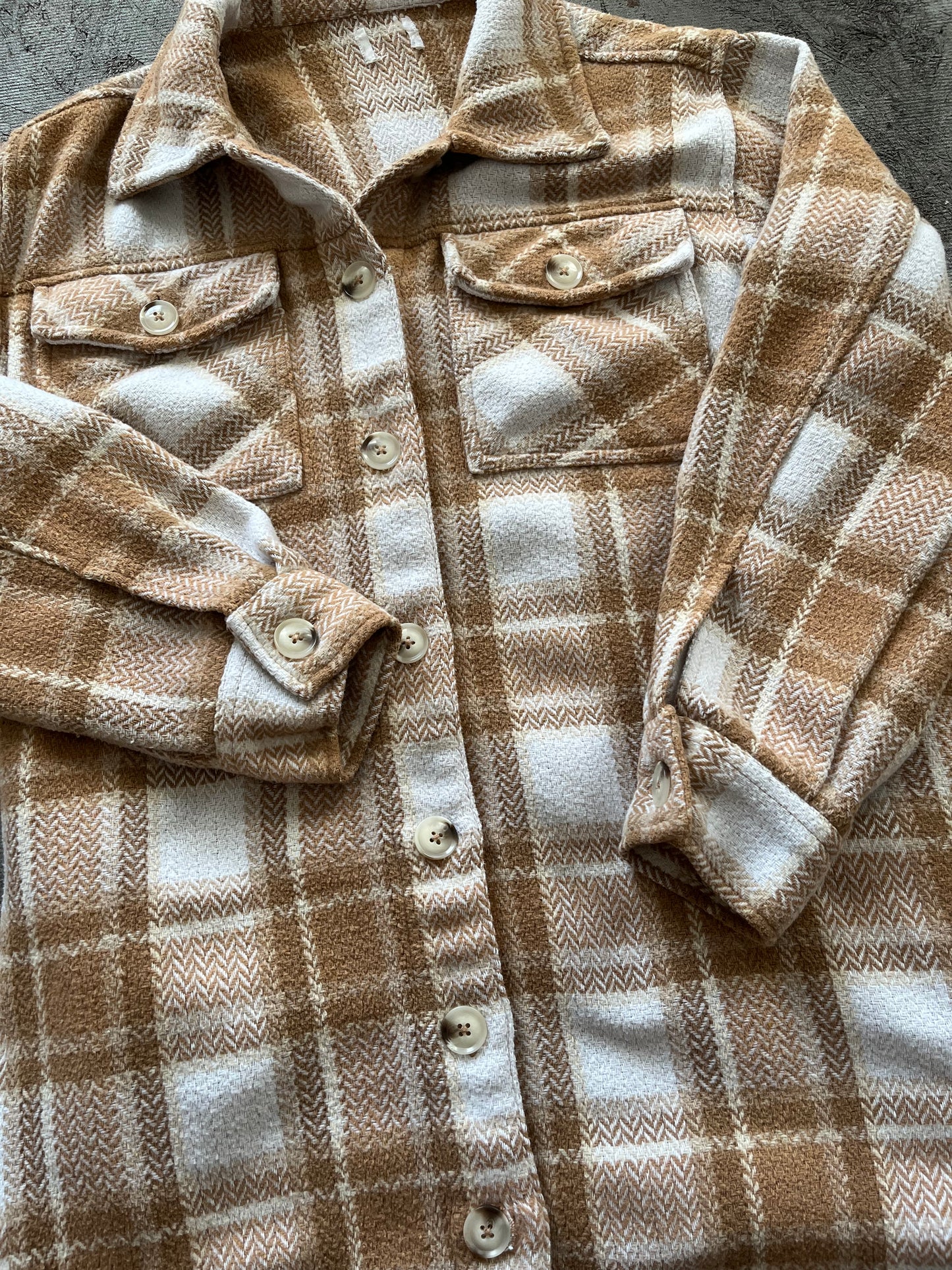 Vintage 1990s Flannel Shacket - L
