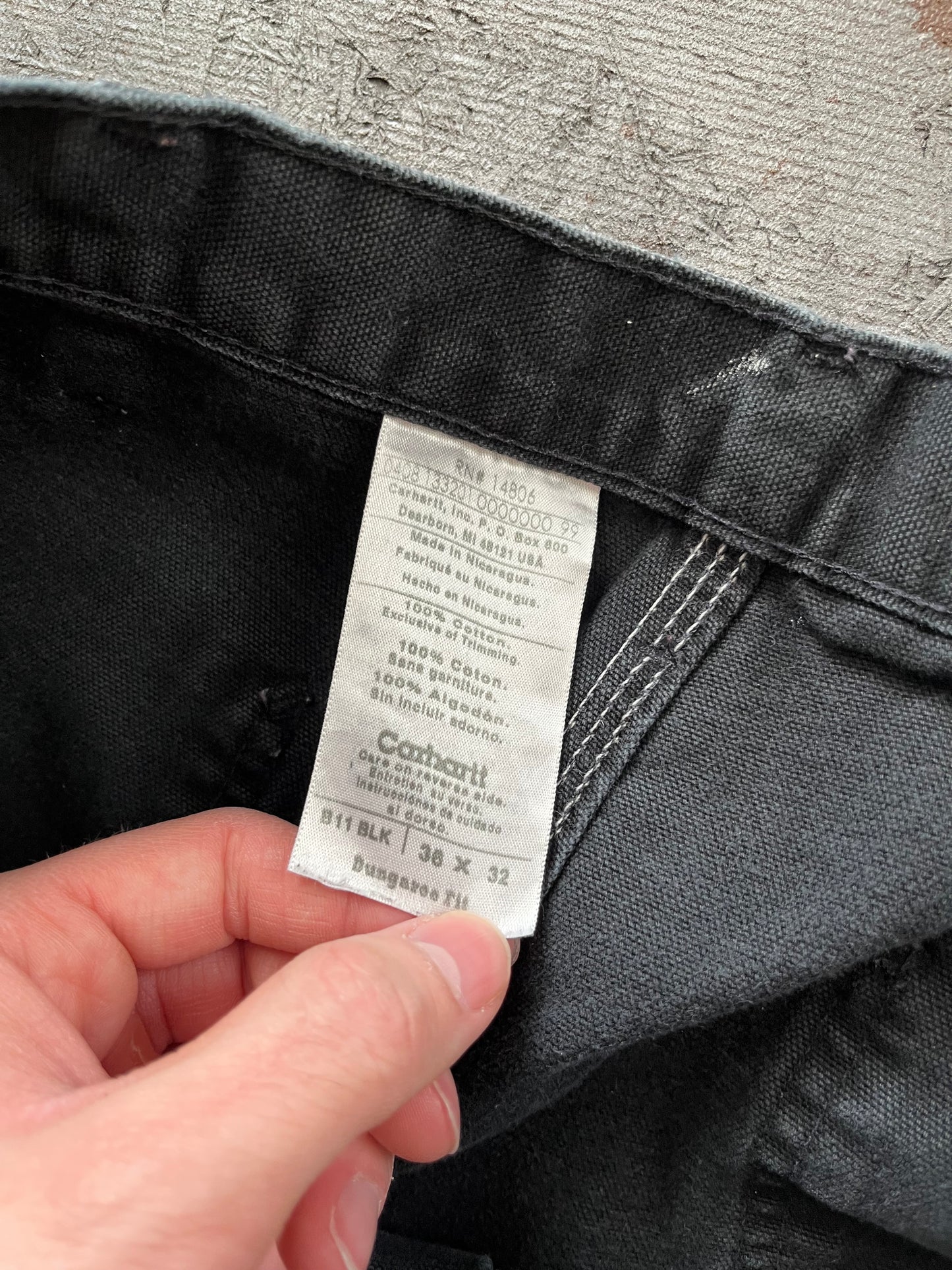 Carhartt Carpenter Pants Black - 36x32
