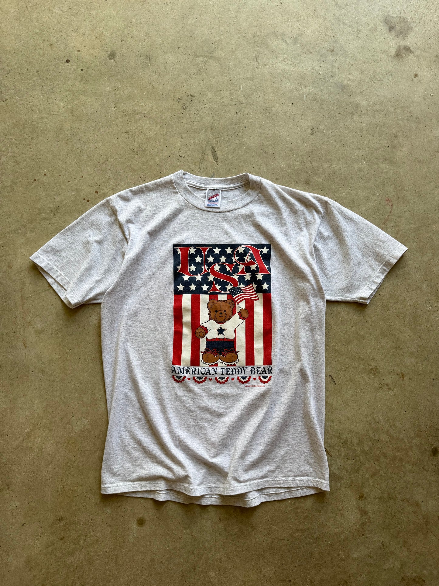 1990s USA Bear Tee - L