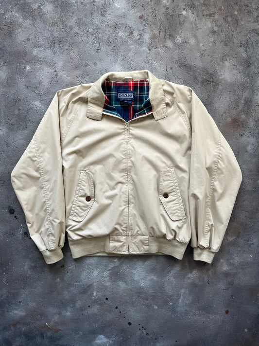 Vintage 1990s Tan Windbreaker Jacket - XL