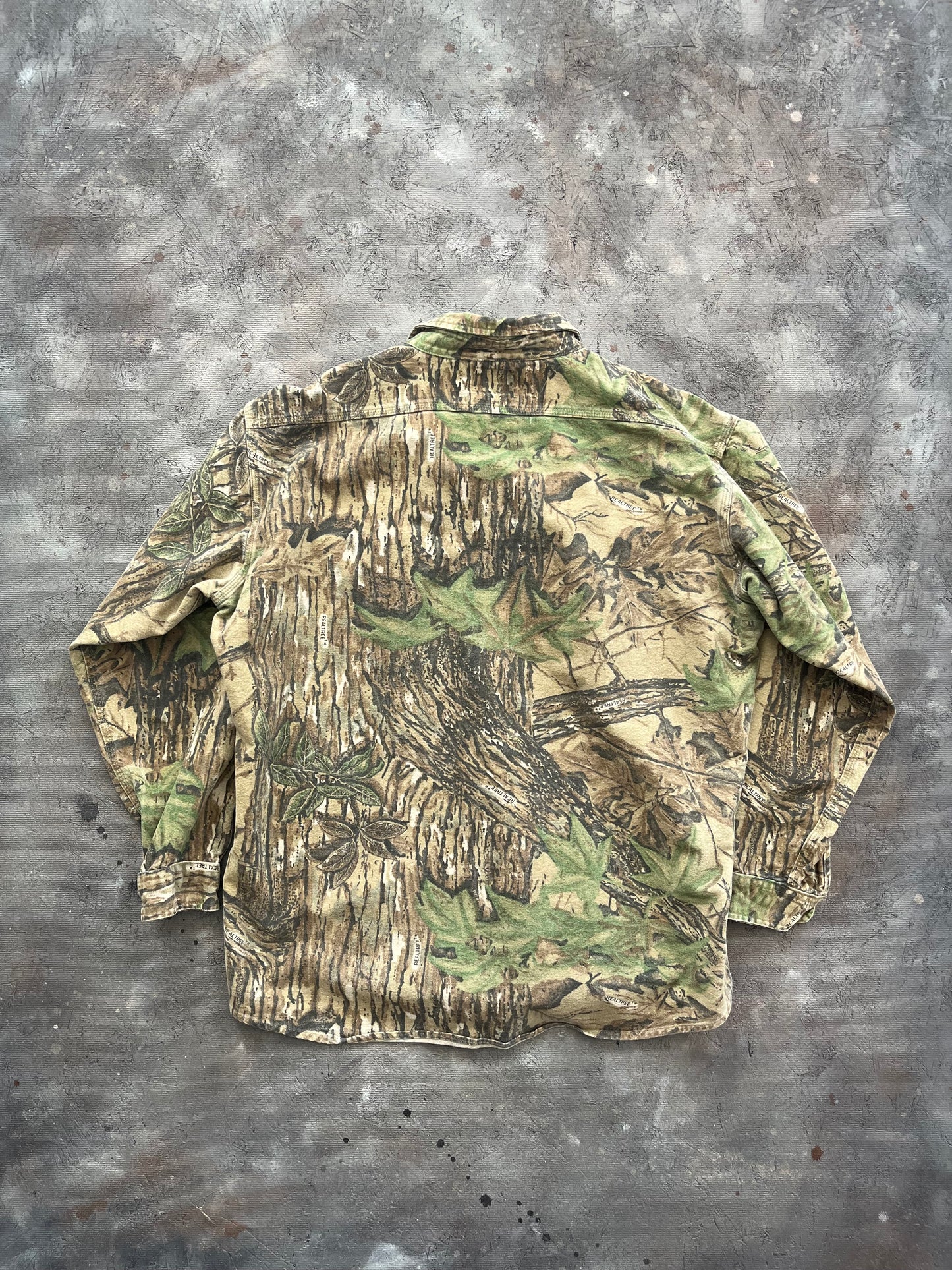 Vintage 1990s Camo Button-up Shirt - XXL