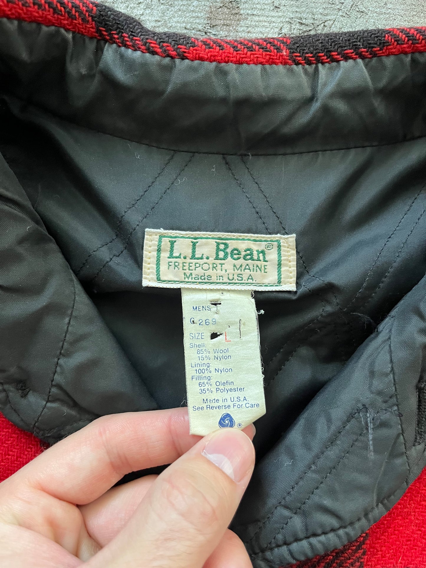 Vintage 1980s L.L. Bean Flannel Shacket- XL
