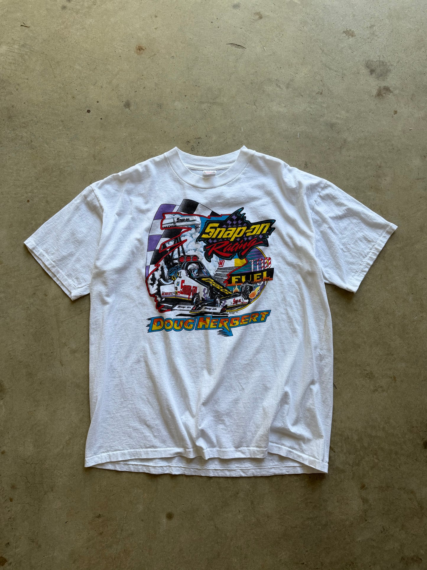1990s Drag Racing Tee - XXL