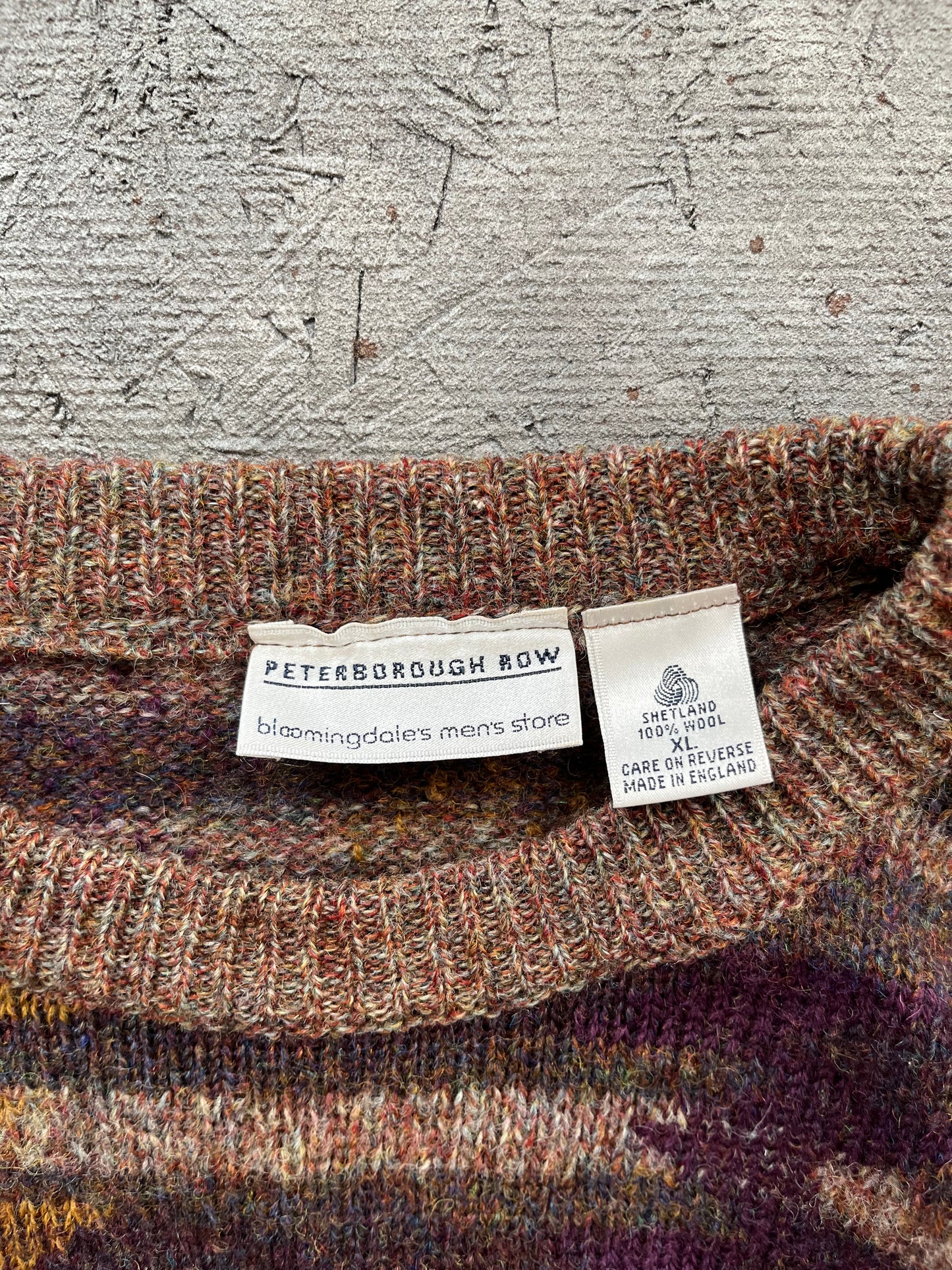 Vintage 1990s Knit Wool Sweater - XL