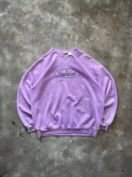 Vintage 1990s Purple UNC Crewneck - XL