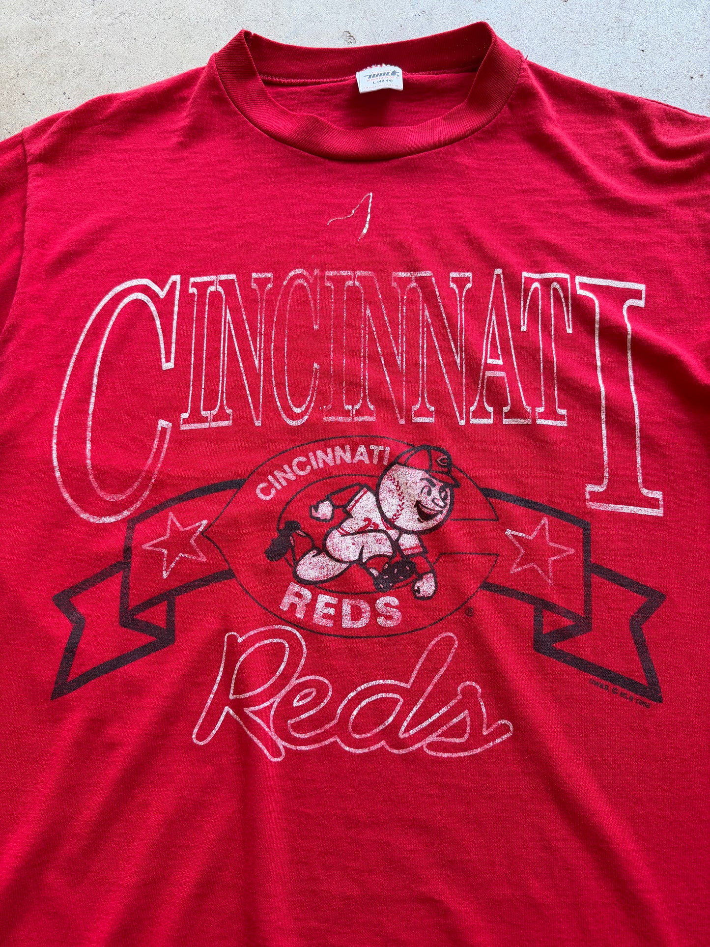 1988 Cincinnati Reds Tee - L