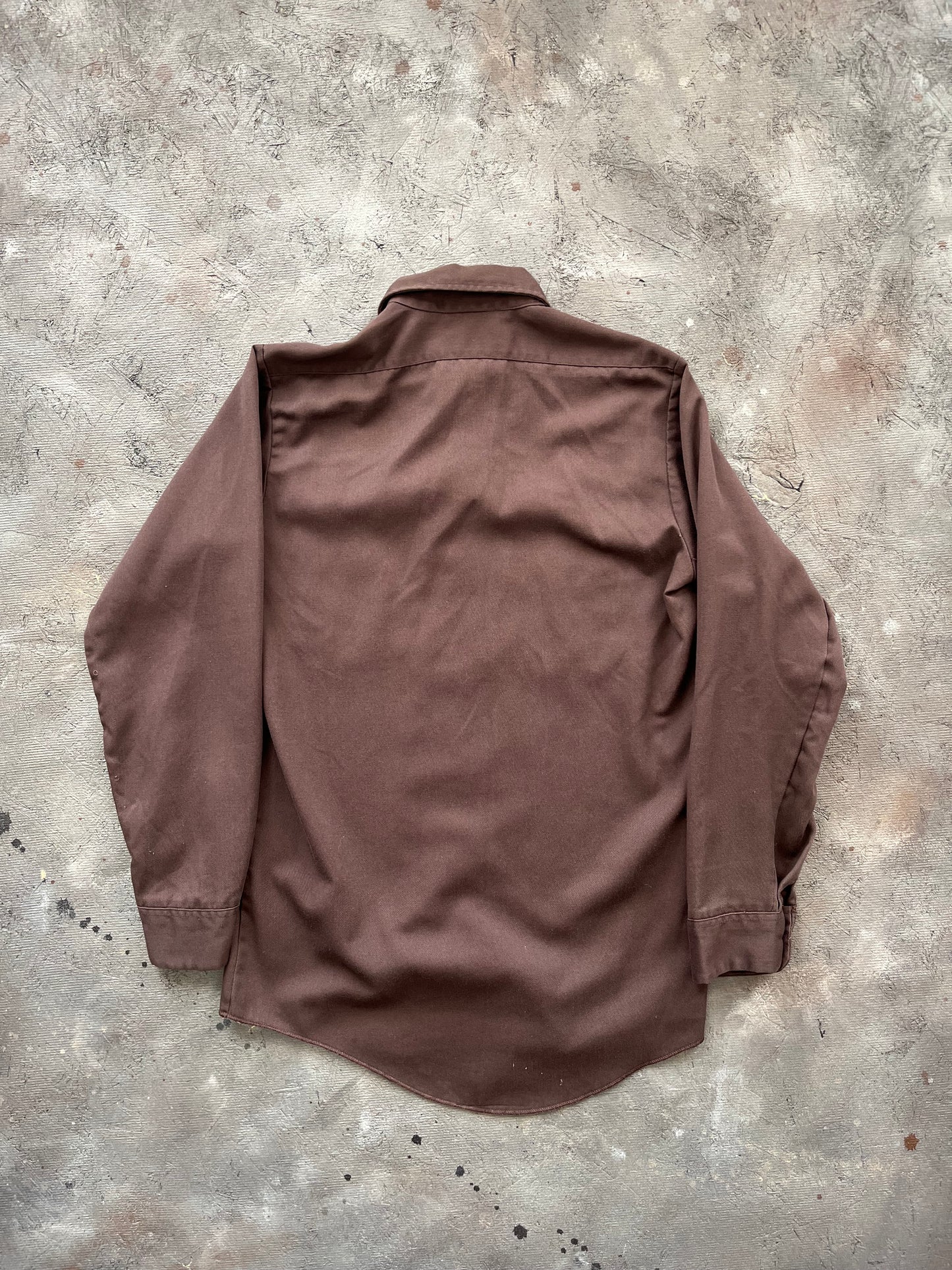Vintage 1990s Brown Dickies Button-up - M
