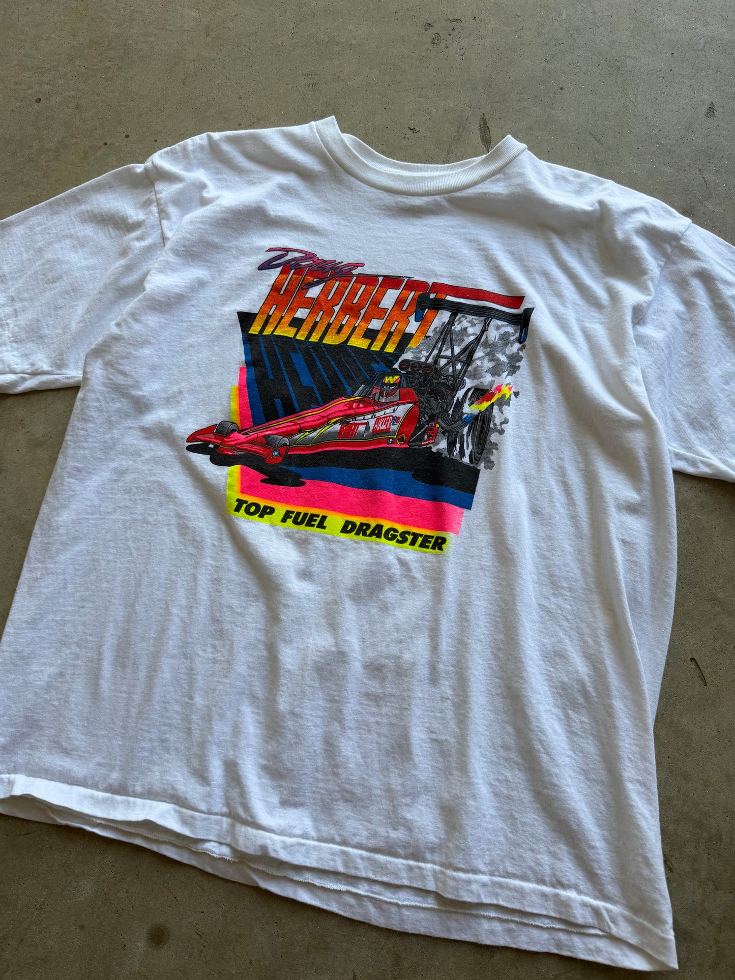 1990s Drag Racing Tee - XL