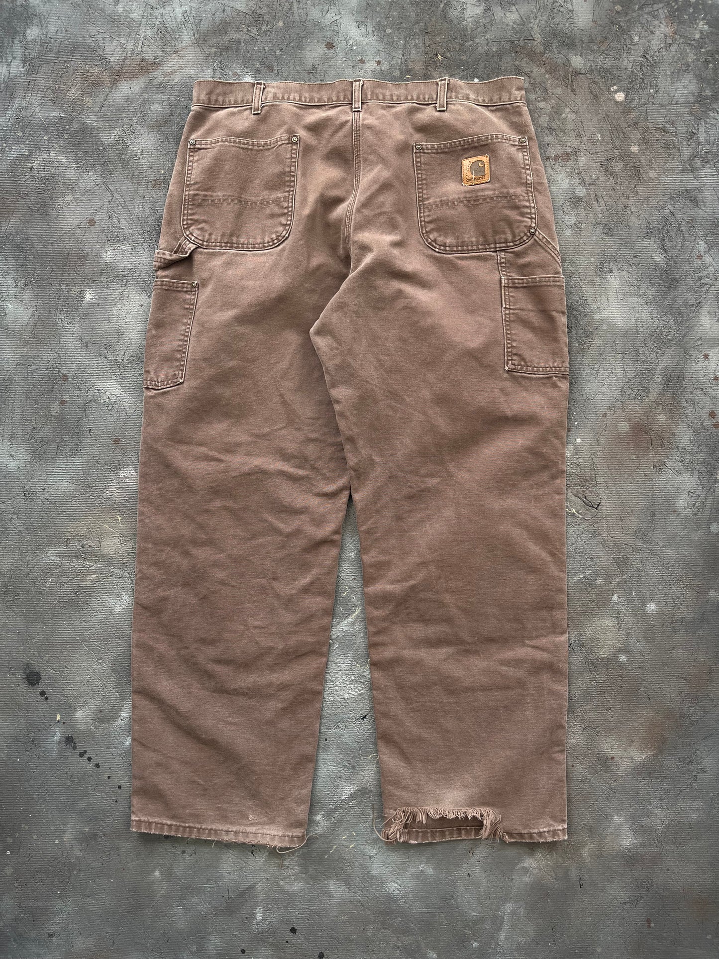 Vintage Brown Carhartt Double-Knee Pants - 40x32