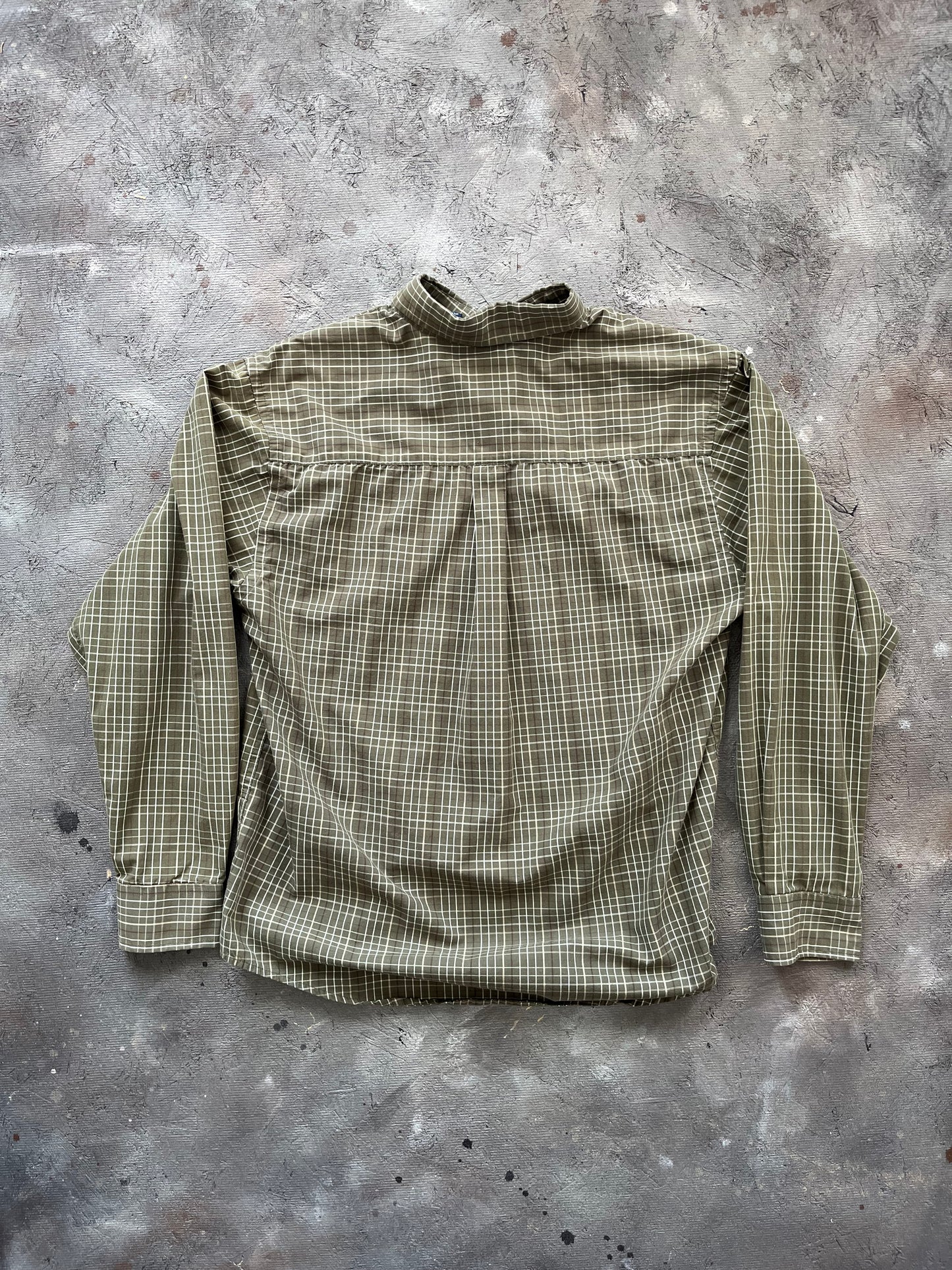 2000s Green Button-up - L