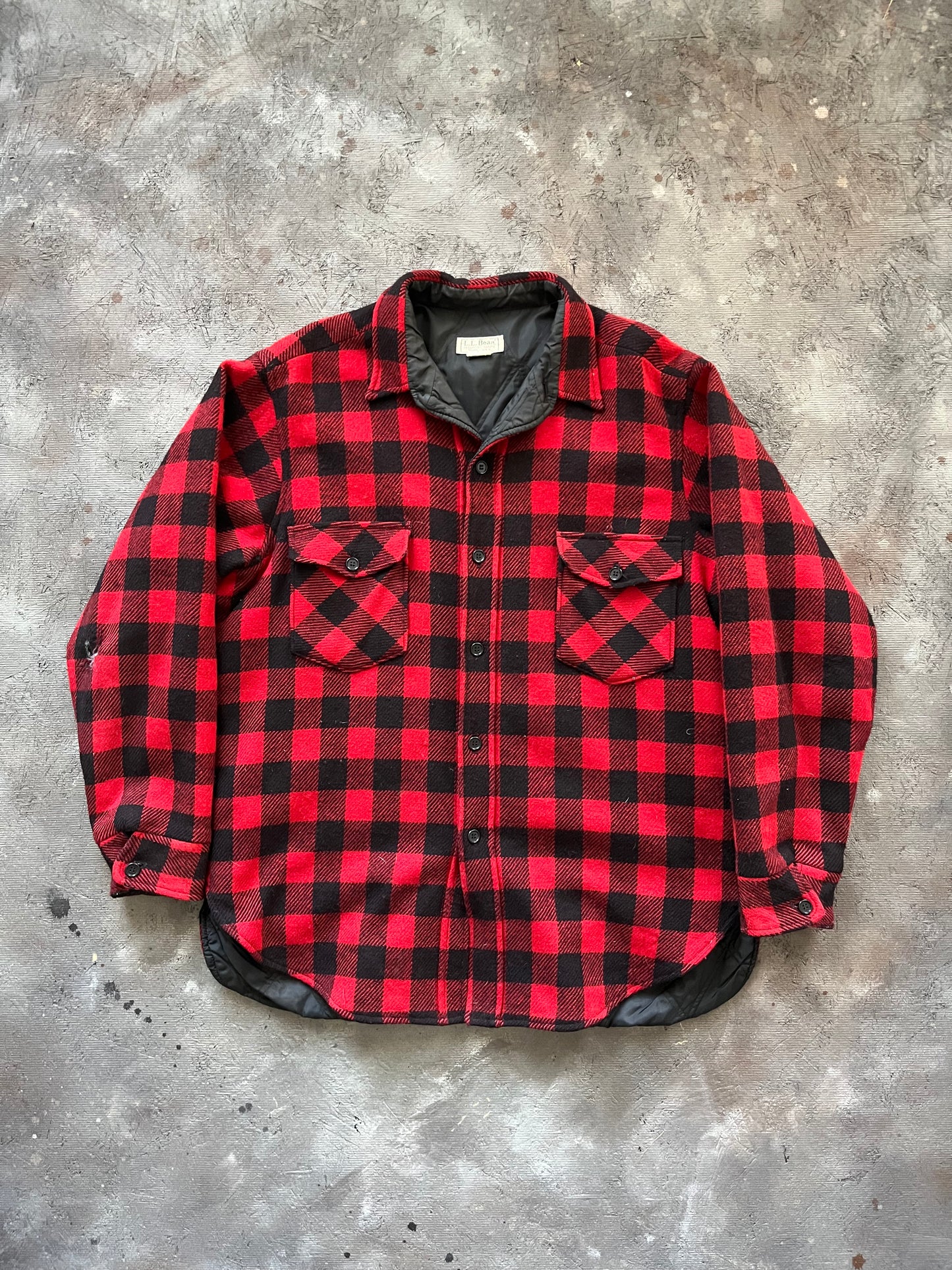 Vintage 1980s L.L. Bean Flannel Shacket- XL